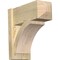 Ekena Millwork Thorton Rough Sawn Craftsman Outlooker, Douglas Fir, 8"W x 18"D x 18"H OUT08X18X18THR04RDF - alternate 1